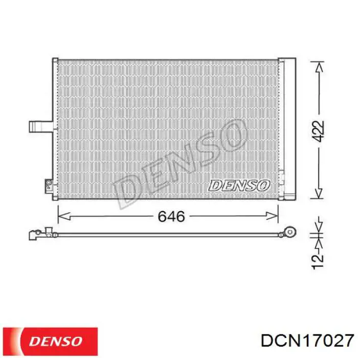 Radiador de aparelho de ar condicionado NRF 350457 preço, a partir de 144,98 USD