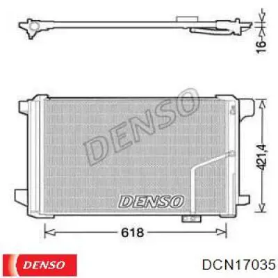 DCN17035 Denso Radiador de aparelho de ar condicionado