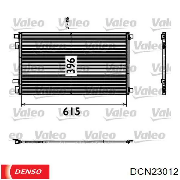 Compre DCN23012 Denso Radiador de aparelho de ar condicionado