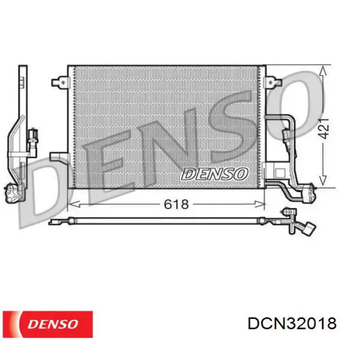 Radiador de aparelho de ar condicionado Denso DCN32018 preço, a partir de 100,16 USD