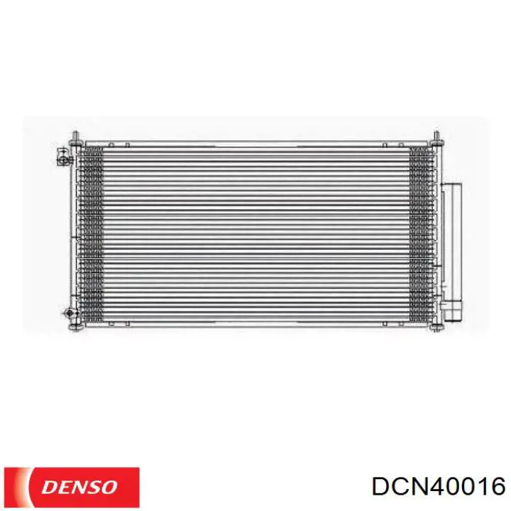 Compre DCN40016 Denso Radiador de aparelho de ar condicionado