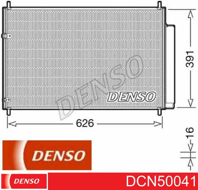 Radiador de aparelho de ar condicionado Denso DCN50041 preço, a partir de 96,04 USD