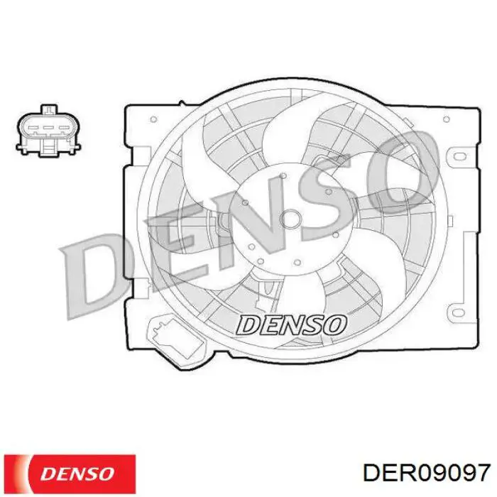 52108824 Fiat/Alfa/Lancia Difusor do radiador de esfriamento, montado com motor e roda de aletas