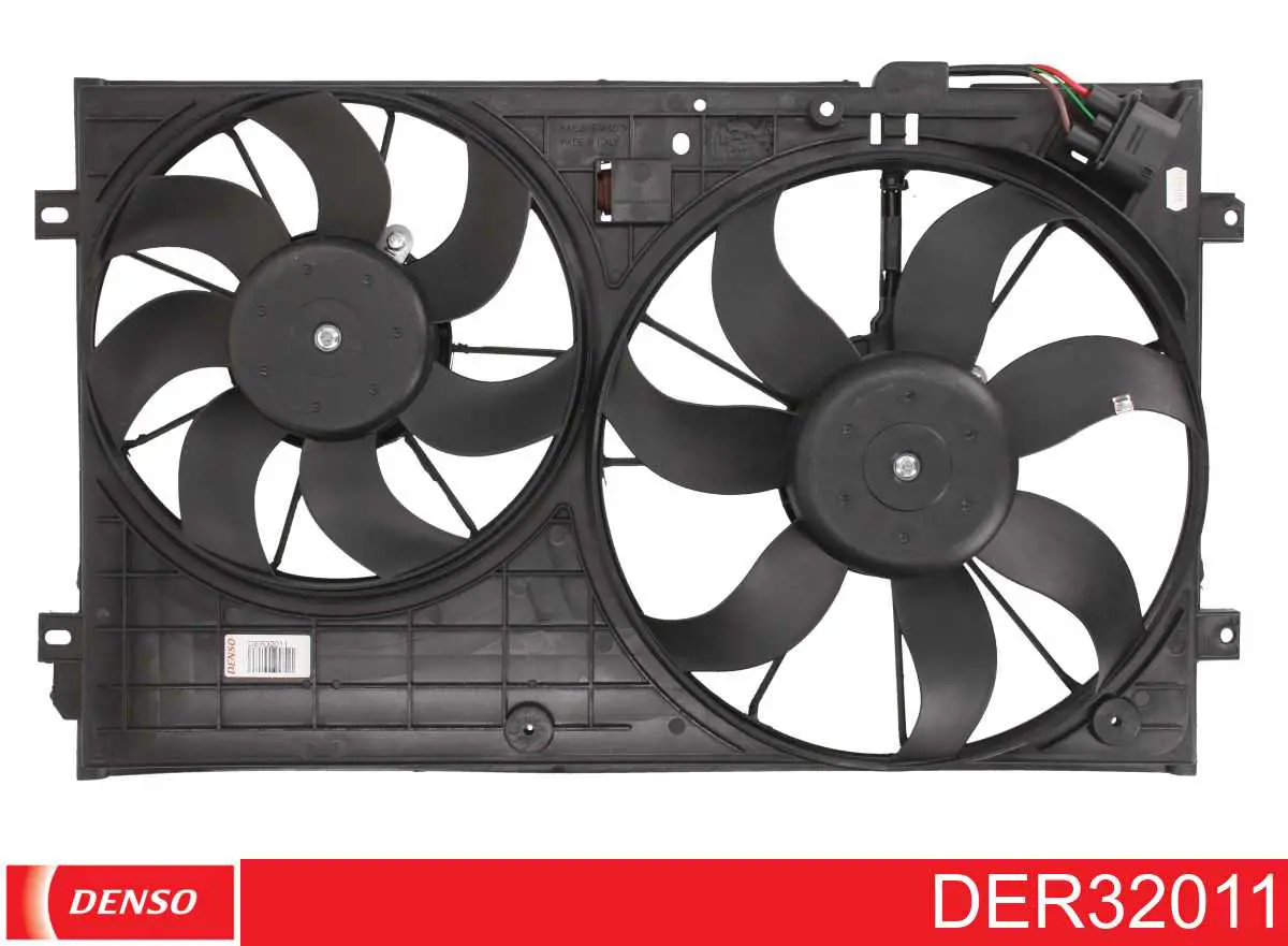 Difusor do radiador de esfriamento, montado com motor e roda de aletas Denso DER32011 preço, a partir de 275,61 USD