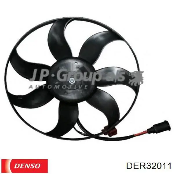 Compre DER32011 Denso Difusor do radiador de esfriamento, montado com motor e roda de aletas