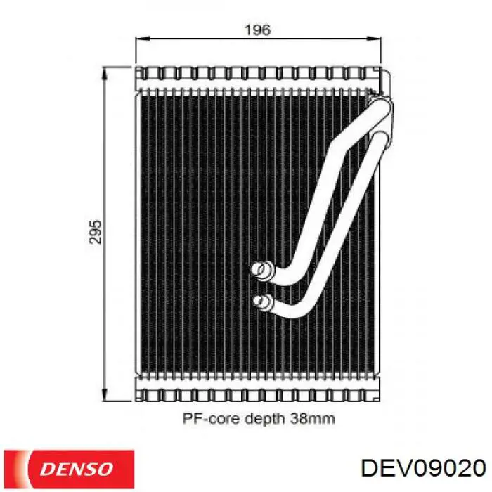 Vaporizador de aparelho de ar condicionado Denso DEV09020 preço, a partir de 52,18 USD