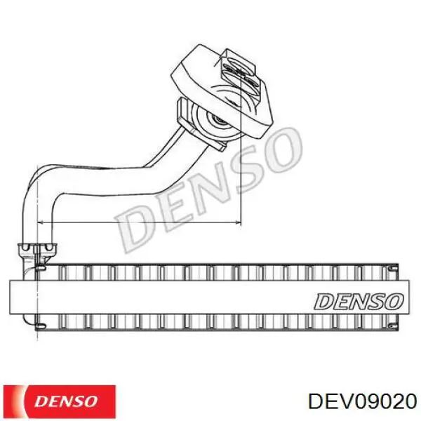 Compre DEV09020 Denso Vaporizador de aparelho de ar condicionado