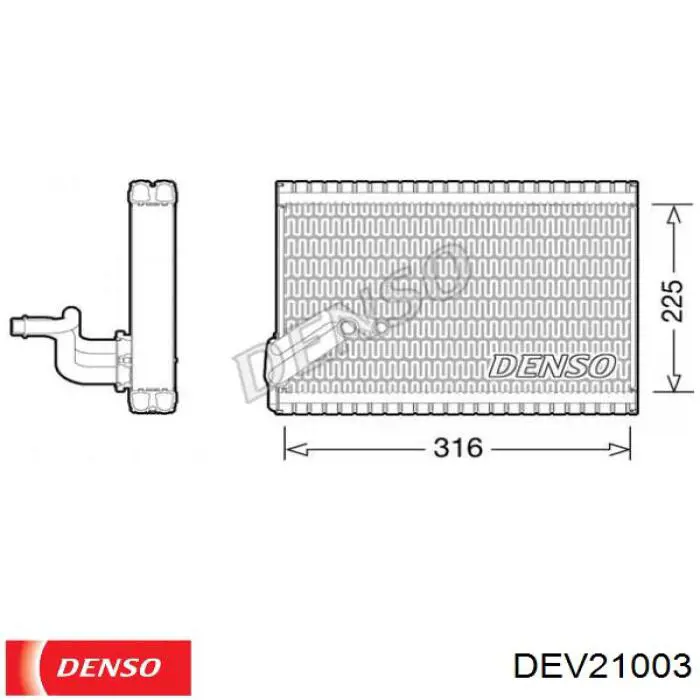 Vaporizador de aparelho de ar condicionado Peugeot/Citroen 00006450WE preço, a partir de 85,31 USD