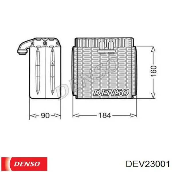 Vaporizador de aparelho de ar condicionado Denso DEV23001 preço, a partir de 71,29 USD