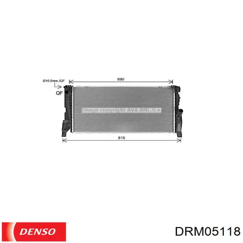 Radiador de esfriamento de motor BMW 17117617593 preço, a partir de 153,96 USD