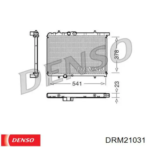 Compre DRM21031 Denso Radiador de esfriamento de motor