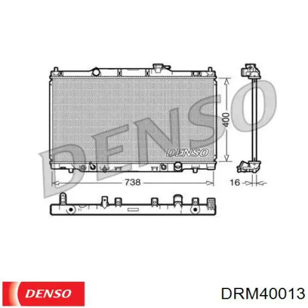 Radiador de esfriamento de motor Nissens 68606 preço, a partir de 247,94 USD