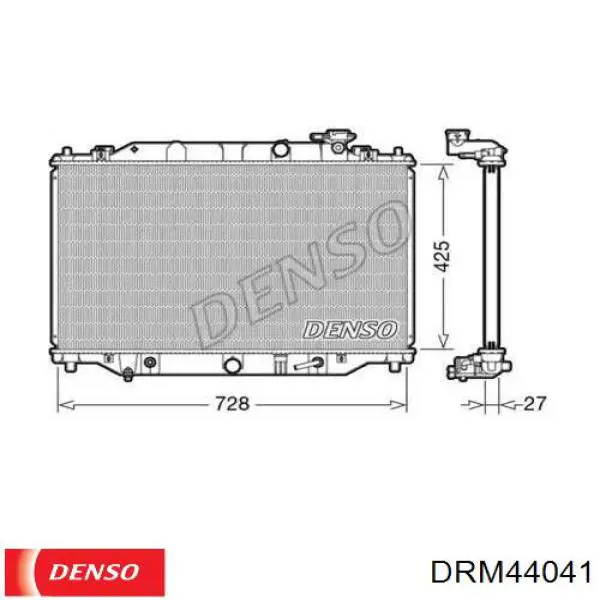 Radiador de esfriamento de motor Mazda SH0215200A