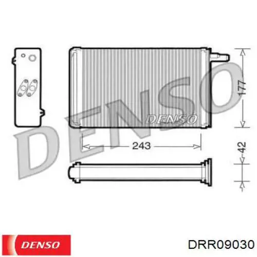  Radiador de forno (de aquecedor) Fiat Ducato I сaixa (280) (1982 - 1990) I
