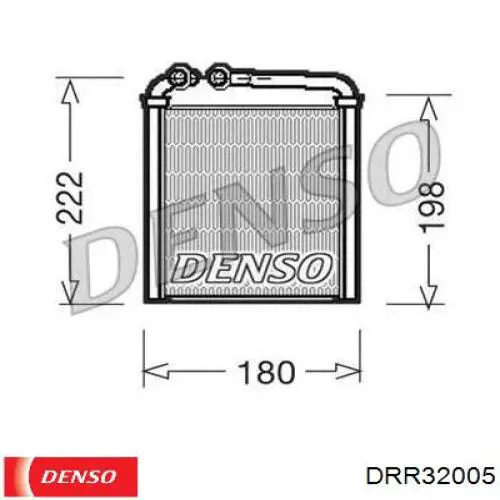 Compre DRR32005 Denso Radiador de forno (de aquecedor)