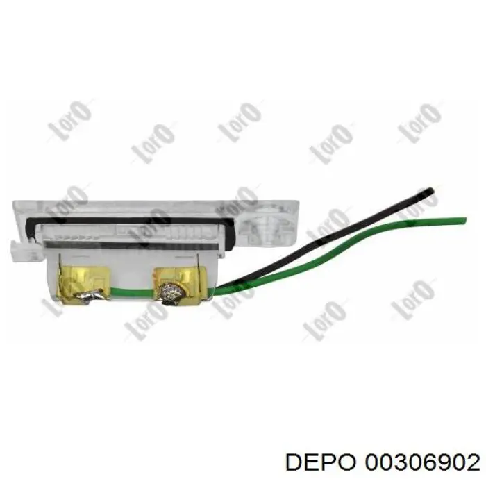 Lanterna da luz de fundo de matrícula traseira Depo/Loro/Abakus 00306902 preço, a partir de 17,57 USD
