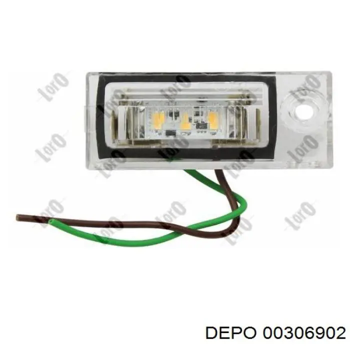 Compre 00306902 Depo/Loro/Abakus Lanterna da luz de fundo de matrícula traseira