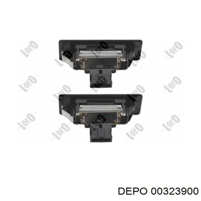 00323900 Depo/Loro/Abakus Lanterna da luz de fundo de matrícula traseira