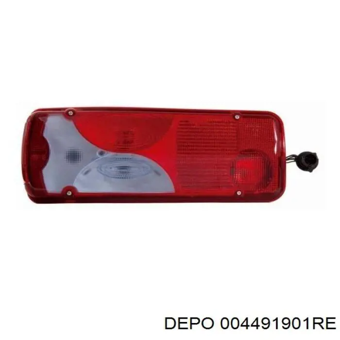 Compre 004491901RE Depo/Loro/Abakus Vidro da luz traseira direita
