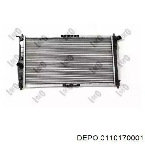 Radiador de esfriamento de motor 96182260 ZAZ
