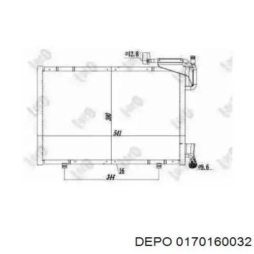 Compre 28K089 FPS Radiador de aparelho de ar condicionado