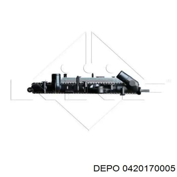 Radiador de esfriamento de motor 0420170005 Depo/Loro/Abakus
