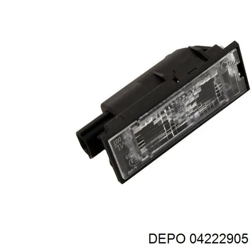 Lanterna da luz de fundo de matrícula traseira Depo/Loro/Abakus 04222905 preço, a partir de 12,78 USD