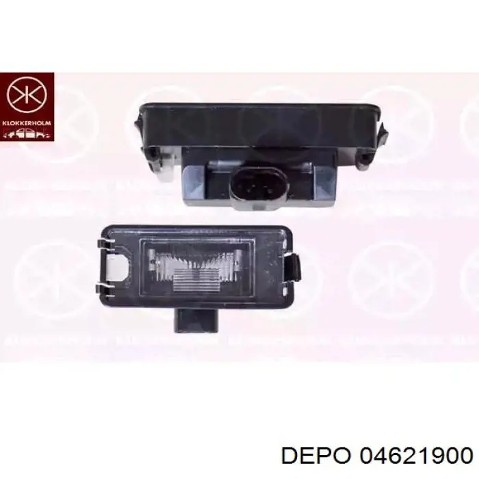 04621900 Depo/Loro/Abakus Lanterna da luz de fundo de matrícula traseira