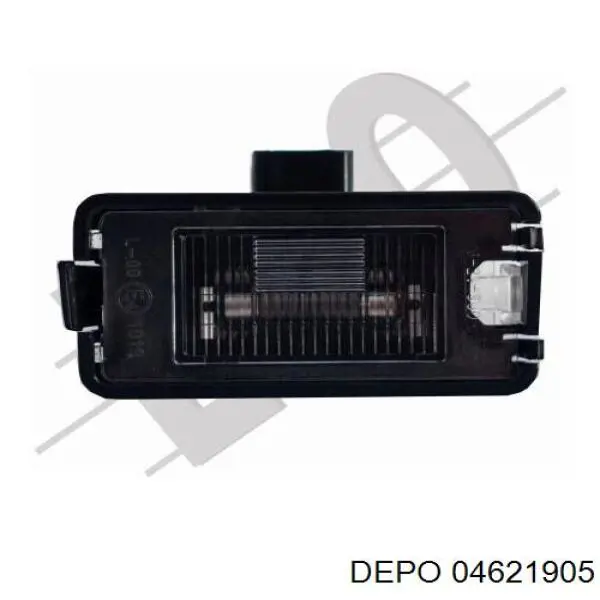 Lanterna da luz de fundo de matrícula traseira 04621900 Depo/Loro/Abakus