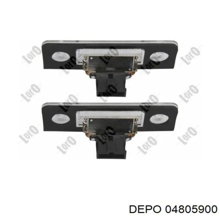 04805900 Depo/Loro/Abakus Lanterna da luz de fundo de matrícula traseira