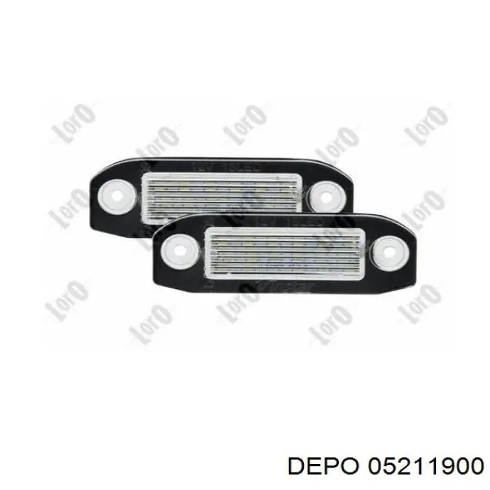 05211900 Depo/Loro/Abakus Lanterna da luz de fundo de matrícula traseira