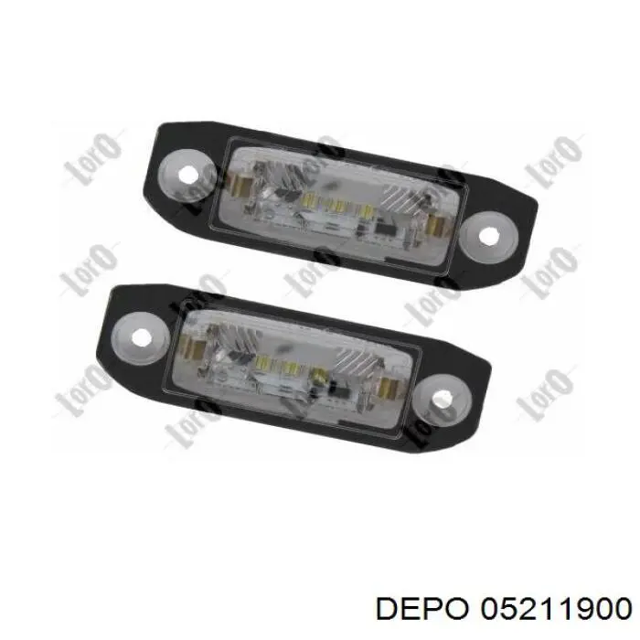 Lanterna da luz de fundo de matrícula traseira Depo/Loro/Abakus 05211900 preço, a partir de 10,51 USD
