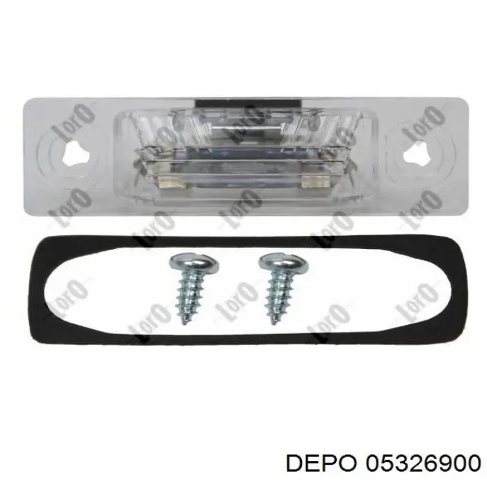 Compre 05326900 Depo/Loro/Abakus Lanterna da luz de fundo de matrícula traseira