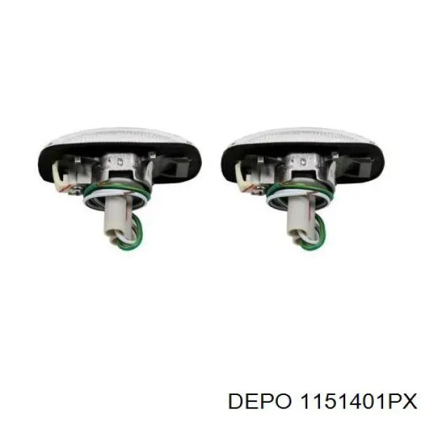 Luz intermitente no pára-lama Depo/Loro/Abakus 1151401PX preço, a partir de 9,08 USD