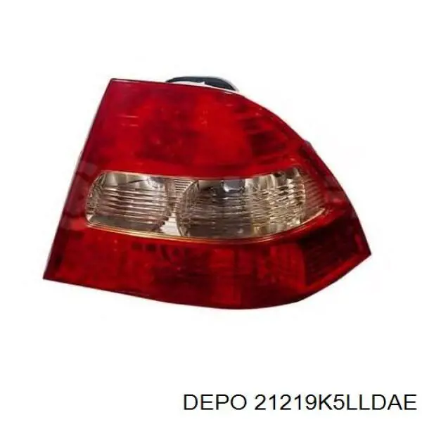 Lanterna traseira esquerda Depo/Loro/Abakus 21219K5LLDAE preço, a partir de 115,92 USD