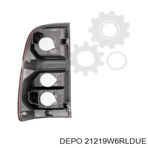 Compre 21219W6RLDUE Depo/Loro/Abakus Lanterna traseira direita