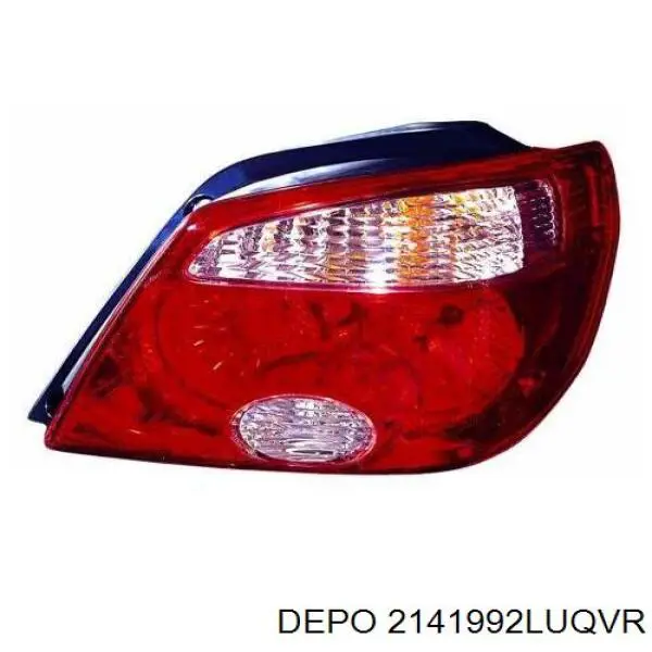 2141992LUQVR Depo/Loro/Abakus Lanterna traseira esquerda