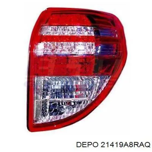 Lanterna traseira direita externa 21419A8RAQ Depo/Loro/Abakus