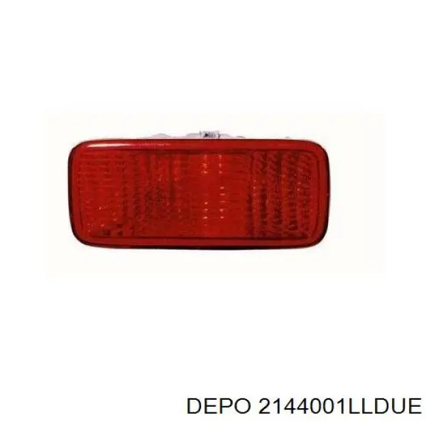 2144001LLDUE Depo/Loro/Abakus Lanterna de nevoeiro traseira esquerda