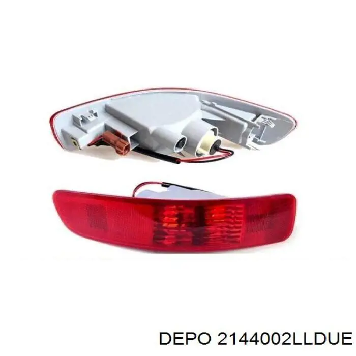 Retrorrefletor (refletor) do pára-choque traseiro esquerdo Depo/Loro/Abakus 2144002LLDUE preço, a partir de 74,68 USD