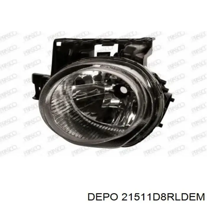 21511D8RLDEM Depo/Loro/Abakus Luz direita
