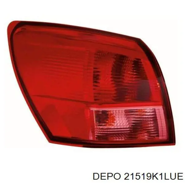 21519K1LUE Depo/Loro/Abakus Lanterna traseira esquerda externa
