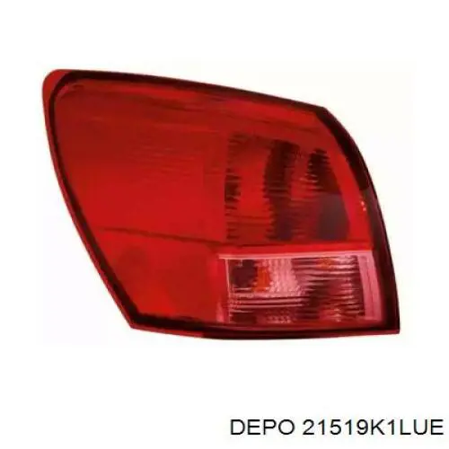 Lanterna traseira esquerda externa Depo/Loro/Abakus 21519K1LUE preço, a partir de 82,47 USD
