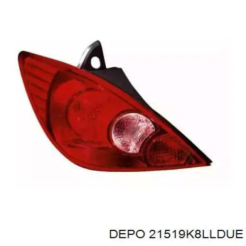 Lanterna traseira esquerda Depo/Loro/Abakus 21519K8LLDUE preço, a partir de 110,25 USD