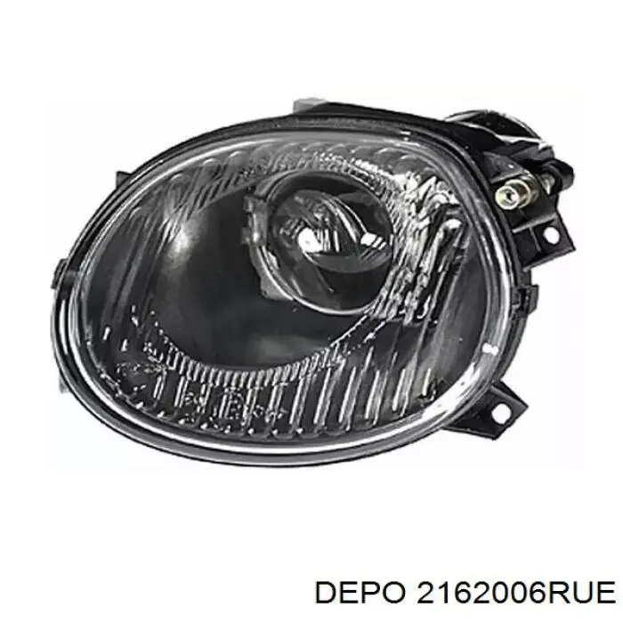 2162006RUE Depo/Loro/Abakus Luzes de nevoeiro direitas