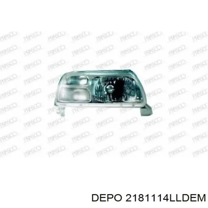 2181114LLDEM Depo/Loro/Abakus Luz esquerda