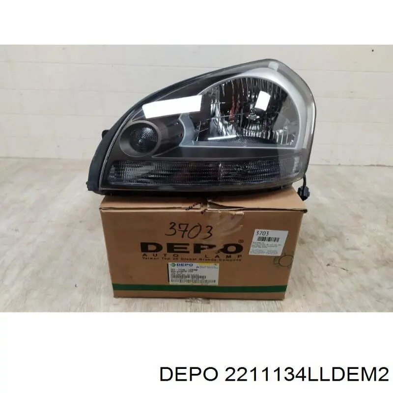 2211134LLDEM2 Depo/Loro/Abakus Luz esquerda