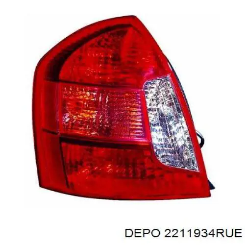 2211934RUE Depo/Loro/Abakus Lanterna traseira direita