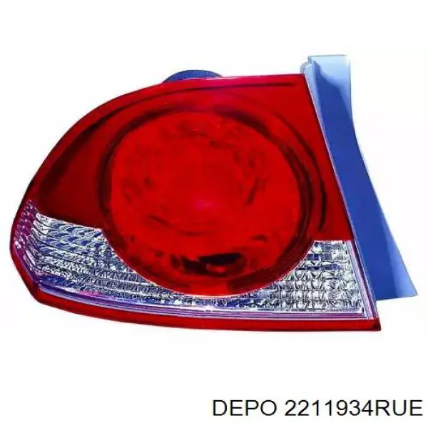 Lanterna traseira direita Depo/Loro/Abakus 2211934RUE preço, a partir de 69,07 USD