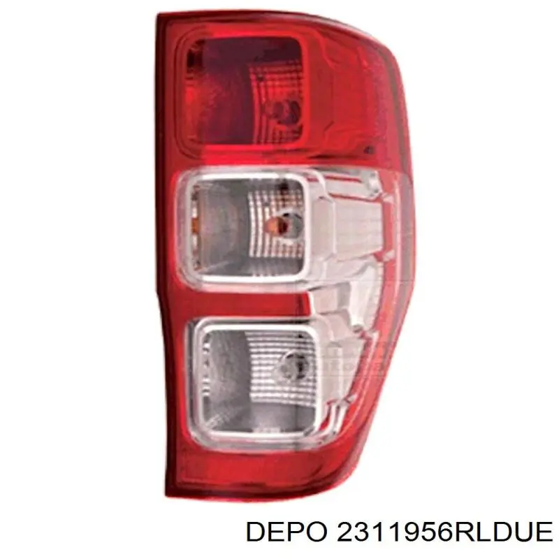 2386703 Ford Lanterna traseira direita
